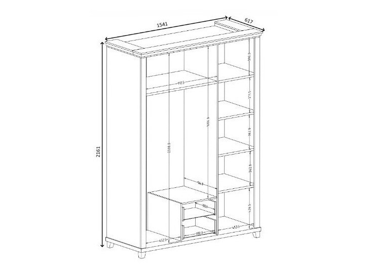 Ormar Tolnue 114 (Tamno zelena + Храст лефкас)