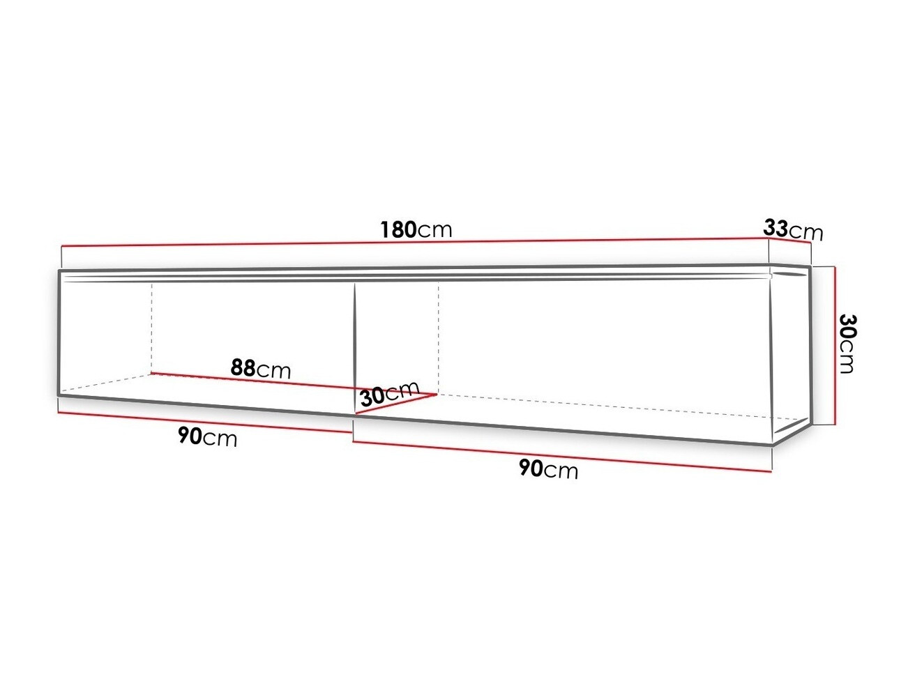 TV sto Sarasota 121 (Staro drvo)