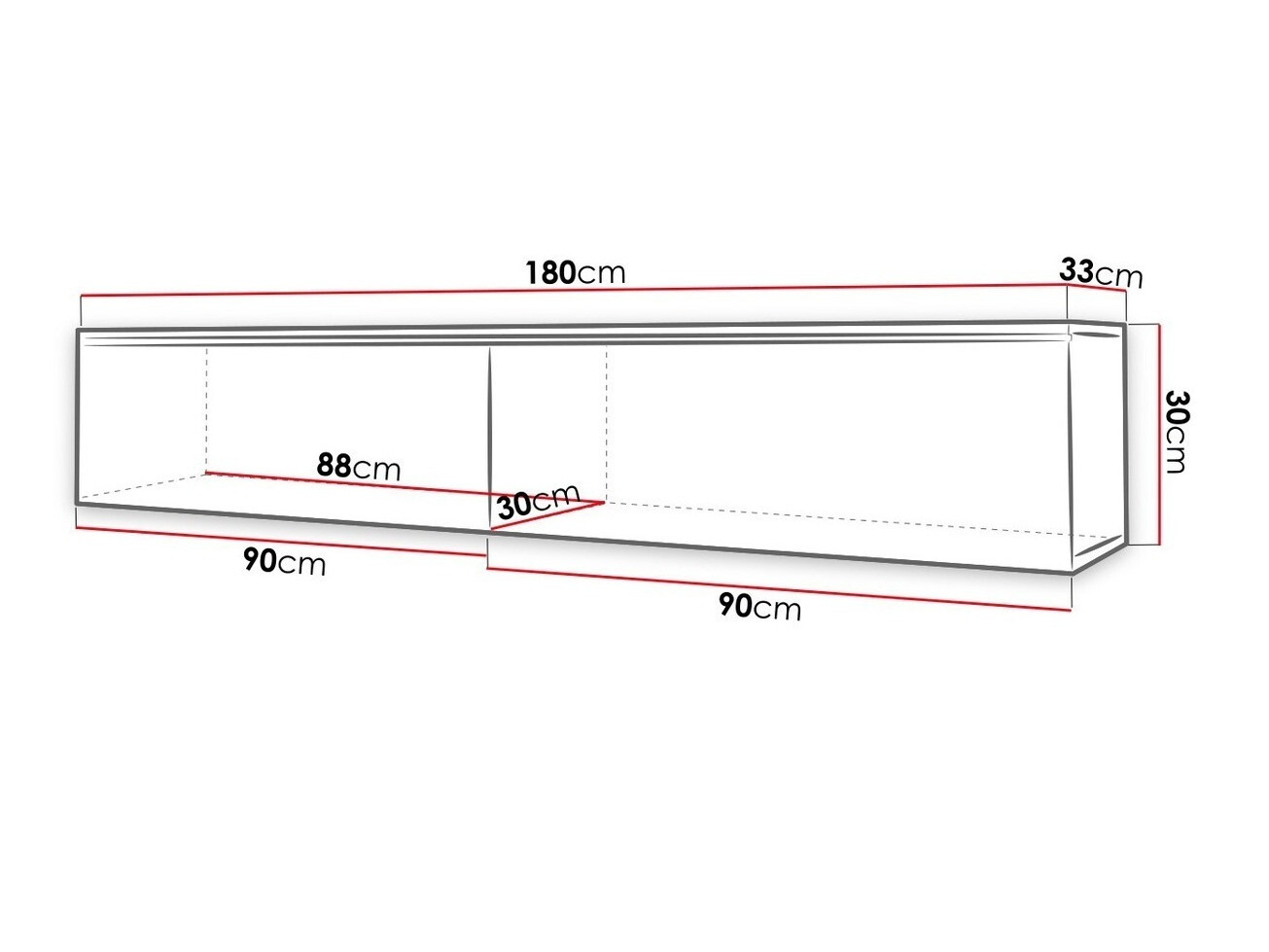 TV sto Sarasota 121 (Staro drvo)