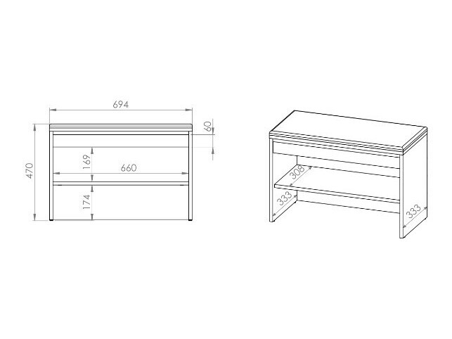 Polica za obuću Vosoe 102