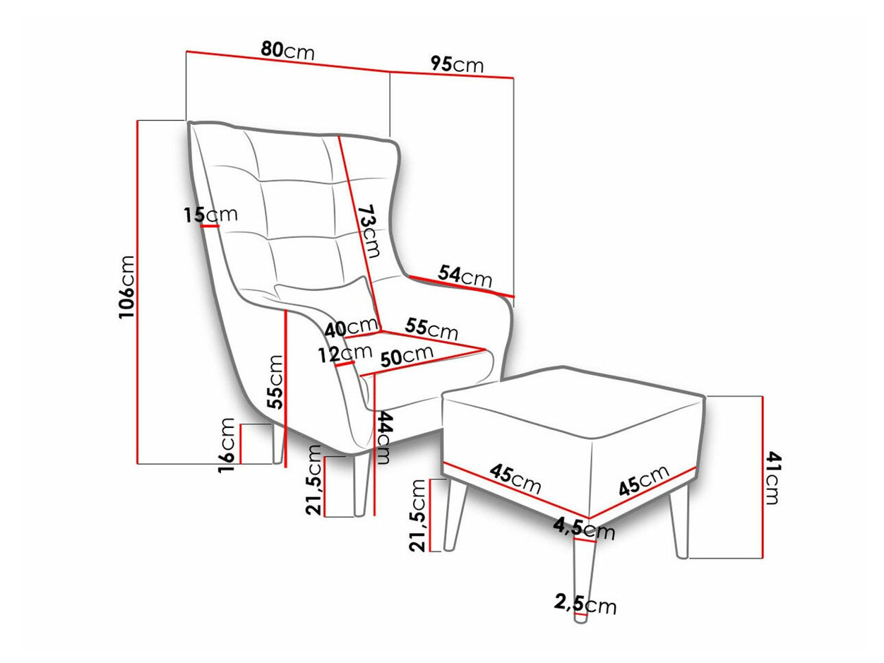 Fotelja Comfivo 206 (Alfa 17)