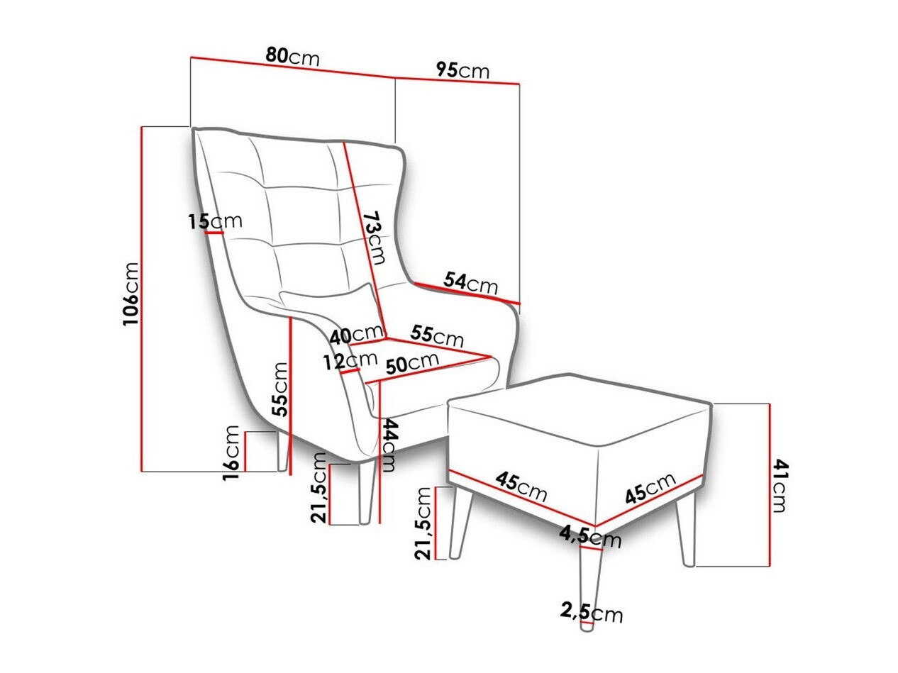 Fotelja Comfivo 206 (Aston 8)