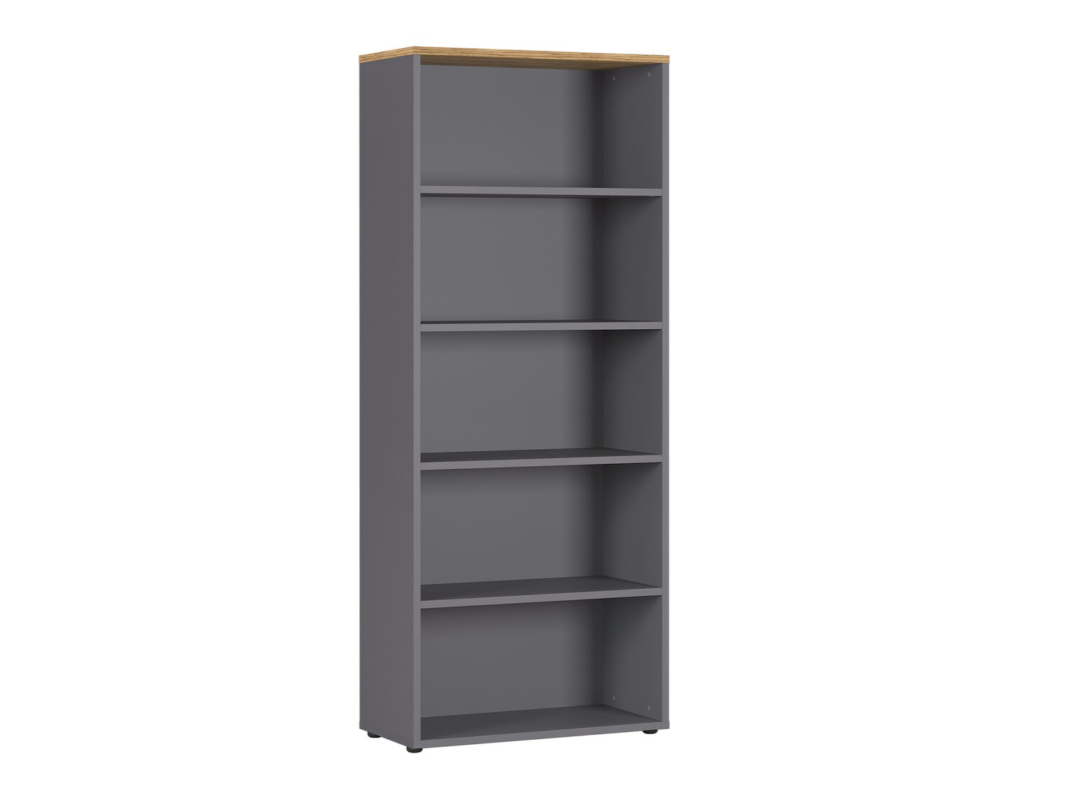 Polica Eliromo 111 (Graphite + Unuk hrast)