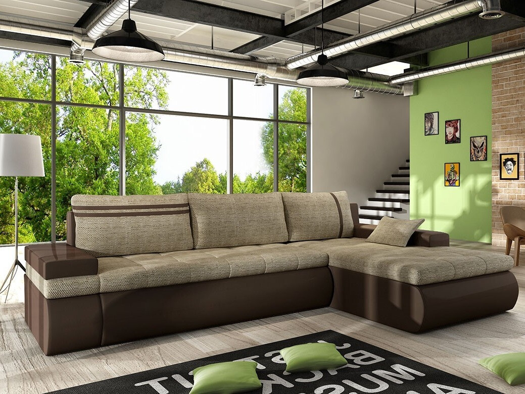 Ugaona sofa Temple 100 (Soft 066 + Lawa 02)