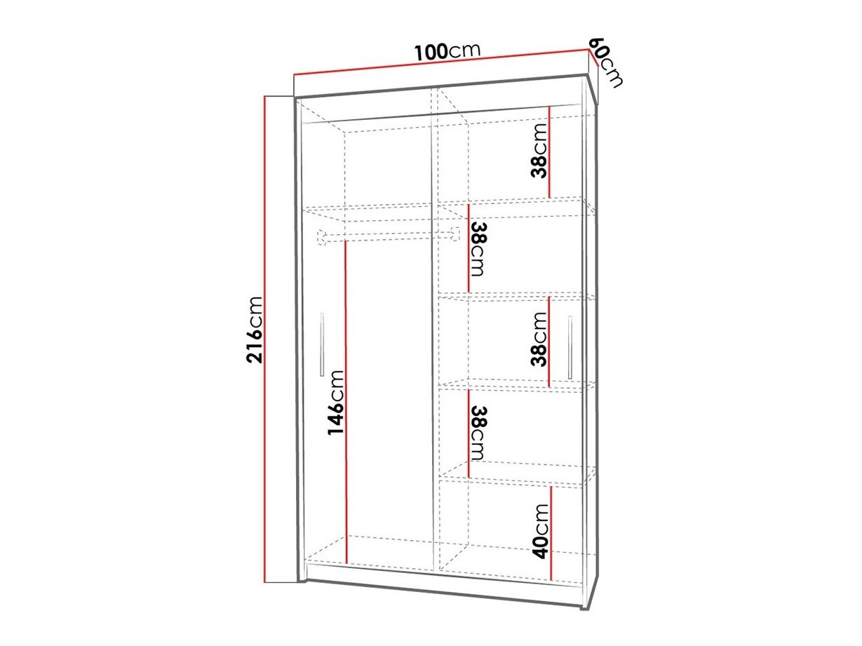 Ormar Toledo 108 (Sonoma hrast)
