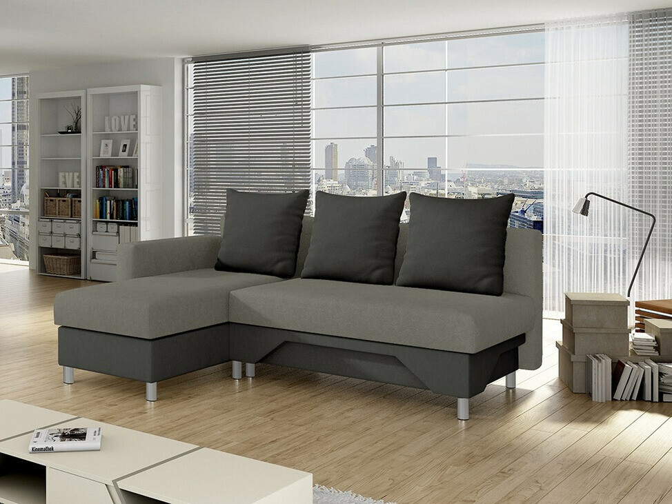 Ugaona sofa Akron 100 (Suedine 1008 + Suedine 1024)