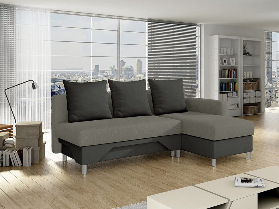 Ugaona sofa Akron 100 (Suedine 1008 + Suedine 1024)