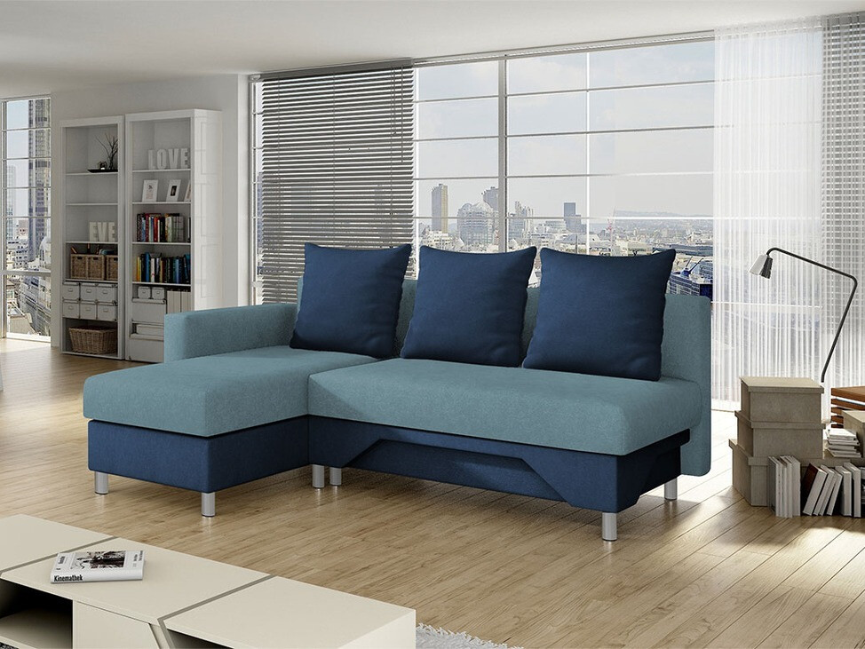Ugaona sofa Akron 100 (Suedine 9 + Suedine 390)
