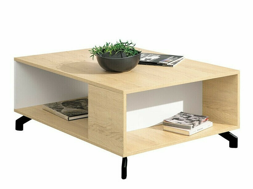 Set za dnevnu sobu Omaha S116 (Crno + Svetli javor)