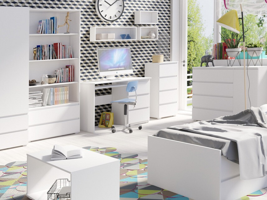 Kancelarijski sto Cirdora 108 (Belo)