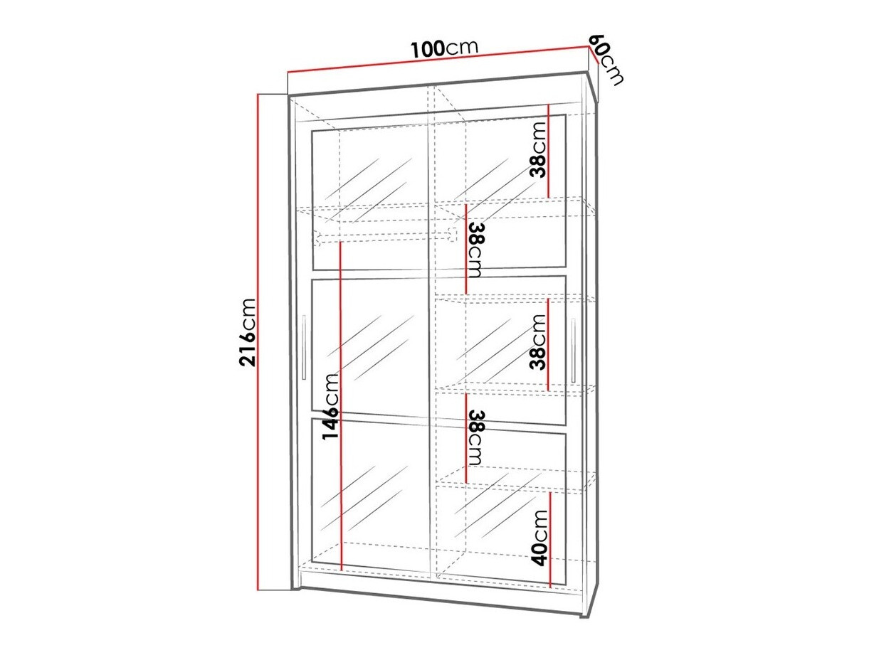 Ormar Toledo 101 (Sonoma hrast)