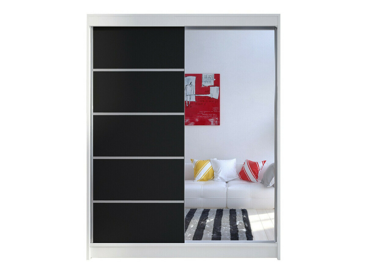 Ormar Closico Vastor III (Belo + Crno)
