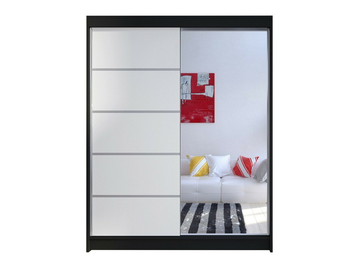 Ormar Closico Vastor III (Crno + Belo)