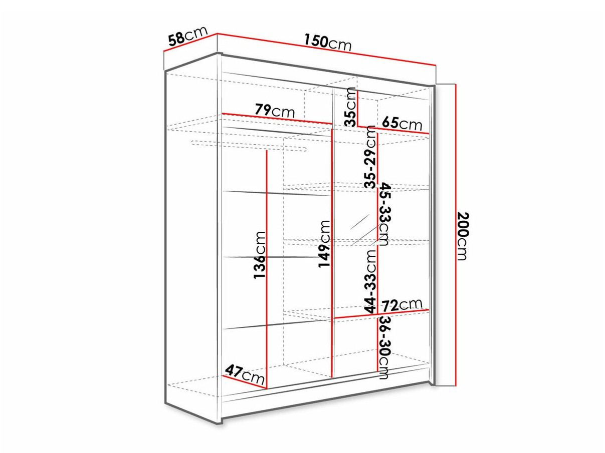 Ormar Closico Vastor III (Sonoma hrast)