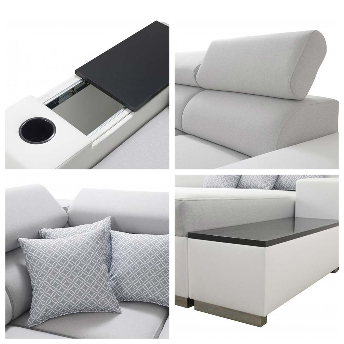 Ugaona sofa Pearland 105 (Ekj 01 + Luxo 6601 + Evo 32)