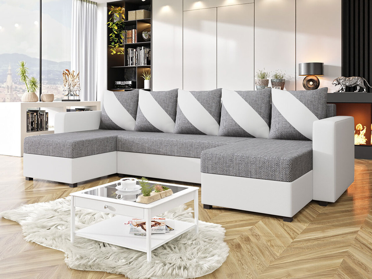 Ugaona sofa Memphis 121 (Soft 017 + Lawa 05)