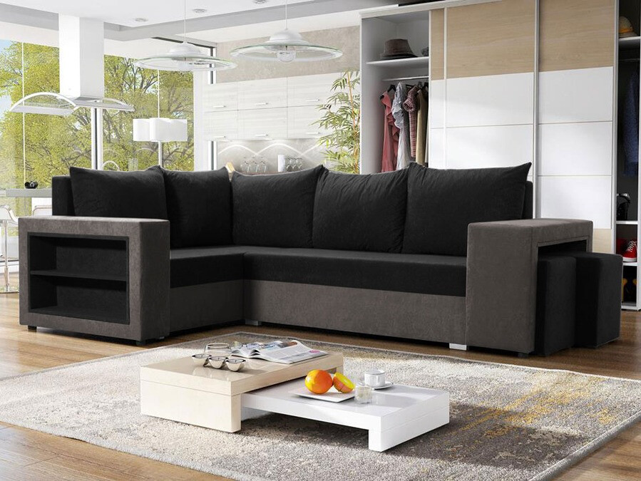 Ugaona sofa Muncie 103 (Mikrofaza 0027 + Mikrofaza 0015)