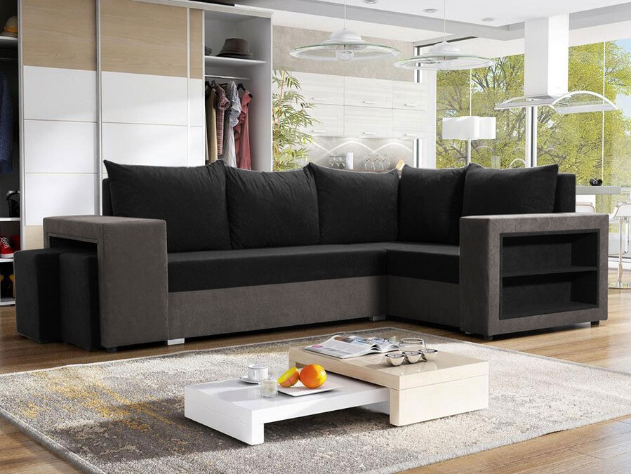 Ugaona sofa Muncie 103 (Mikrofaza 0027 + Mikrofaza 0015)