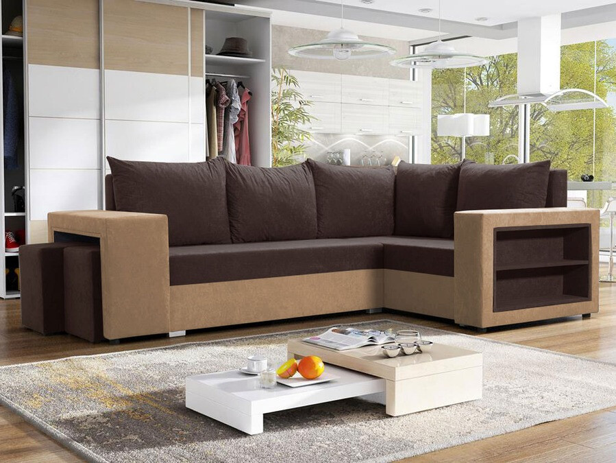 Ugaona sofa Muncie 103 (Mikrofaza 0048 + Mikrofaza 0041)