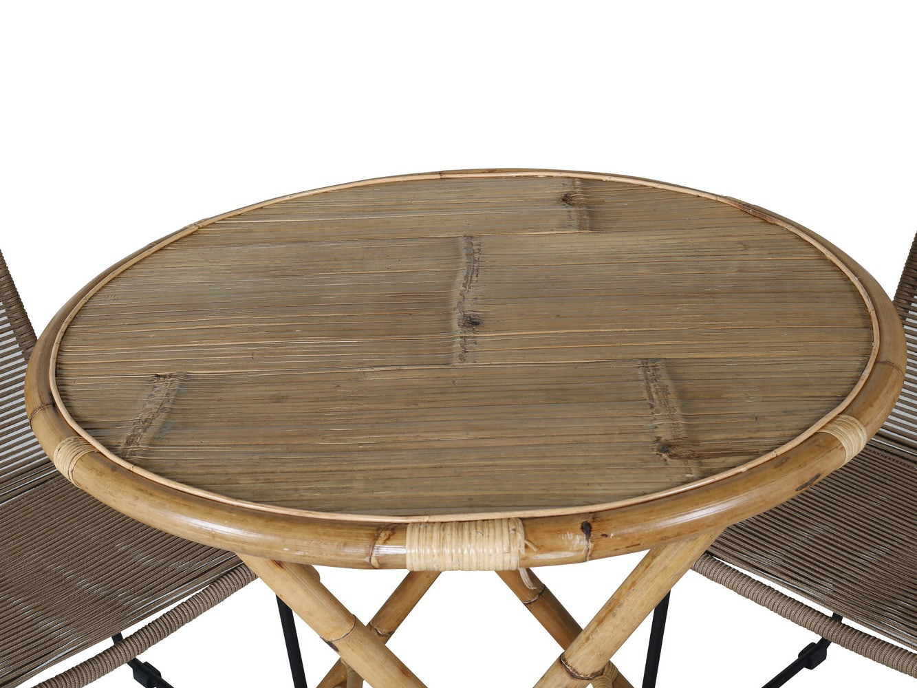 Set balkonskog nameštaja Dallas 2181 (Svetlo smeđa + Crno)