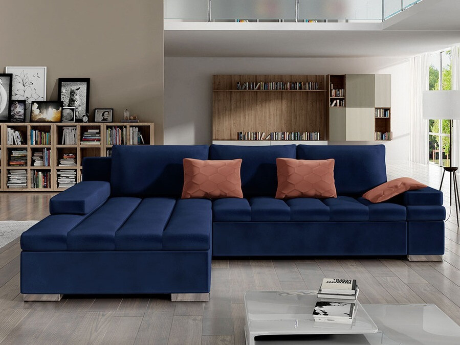 Ugaona sofa Comfivo 113 (Magic Velvet 2216 + Magic Velvet pik 2258)