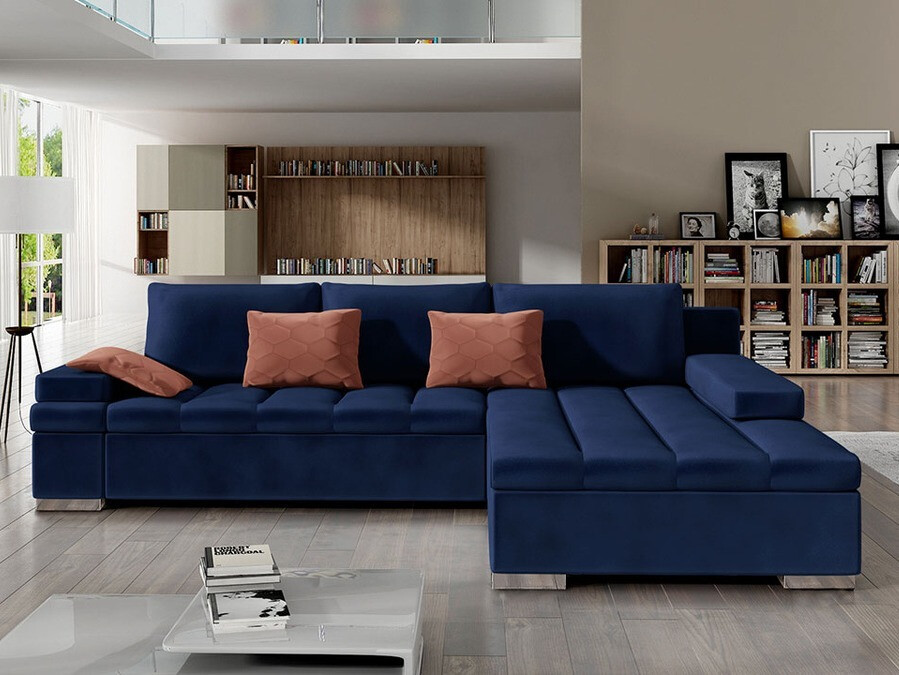 Ugaona sofa Comfivo 113 (Magic Velvet 2216 + Magic Velvet pik 2258)