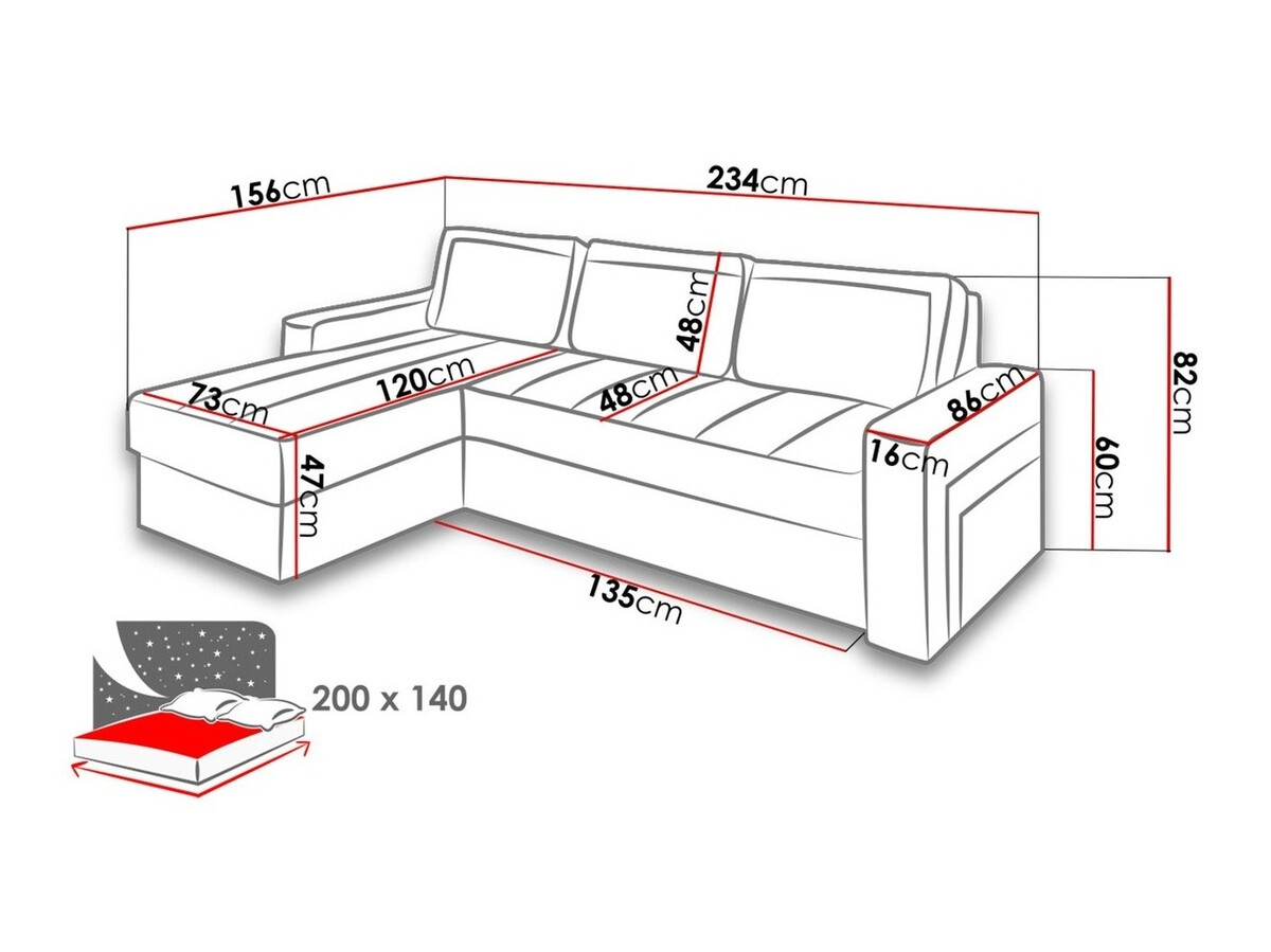 Ugaona sofa Tolveli 102