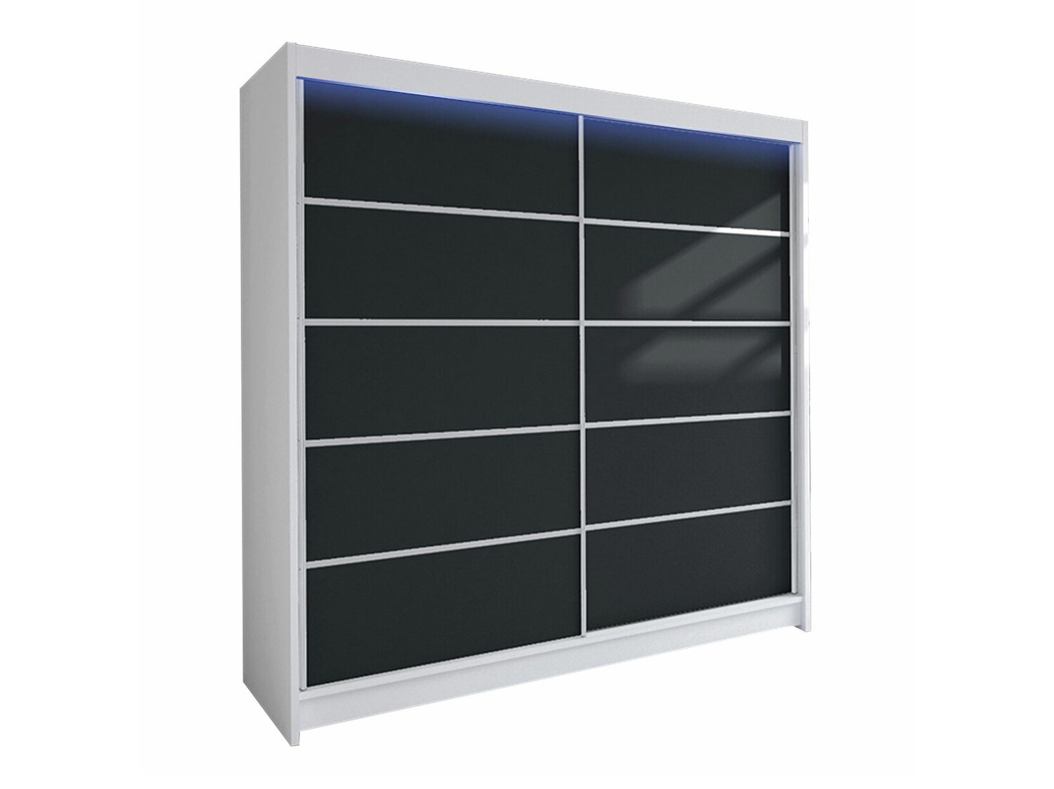 Ormar Closico Cavaris IV (Belo + Crno)