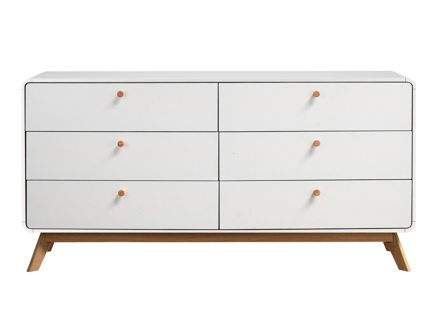 Komoda Elbtena 101 (Belo + Hrast)