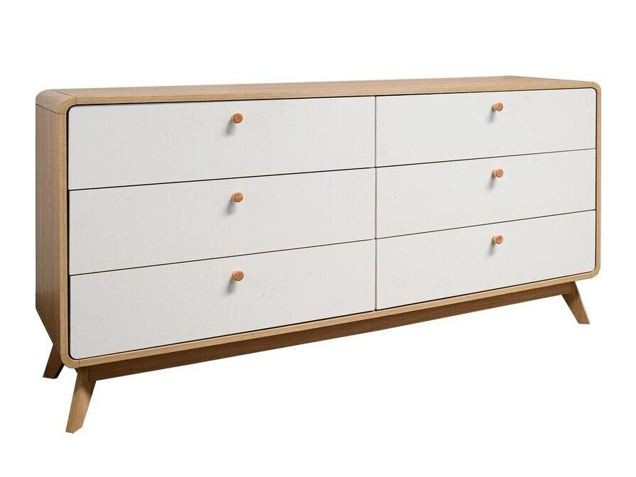 Komoda Elbtena 101 (Hrast + Belo)