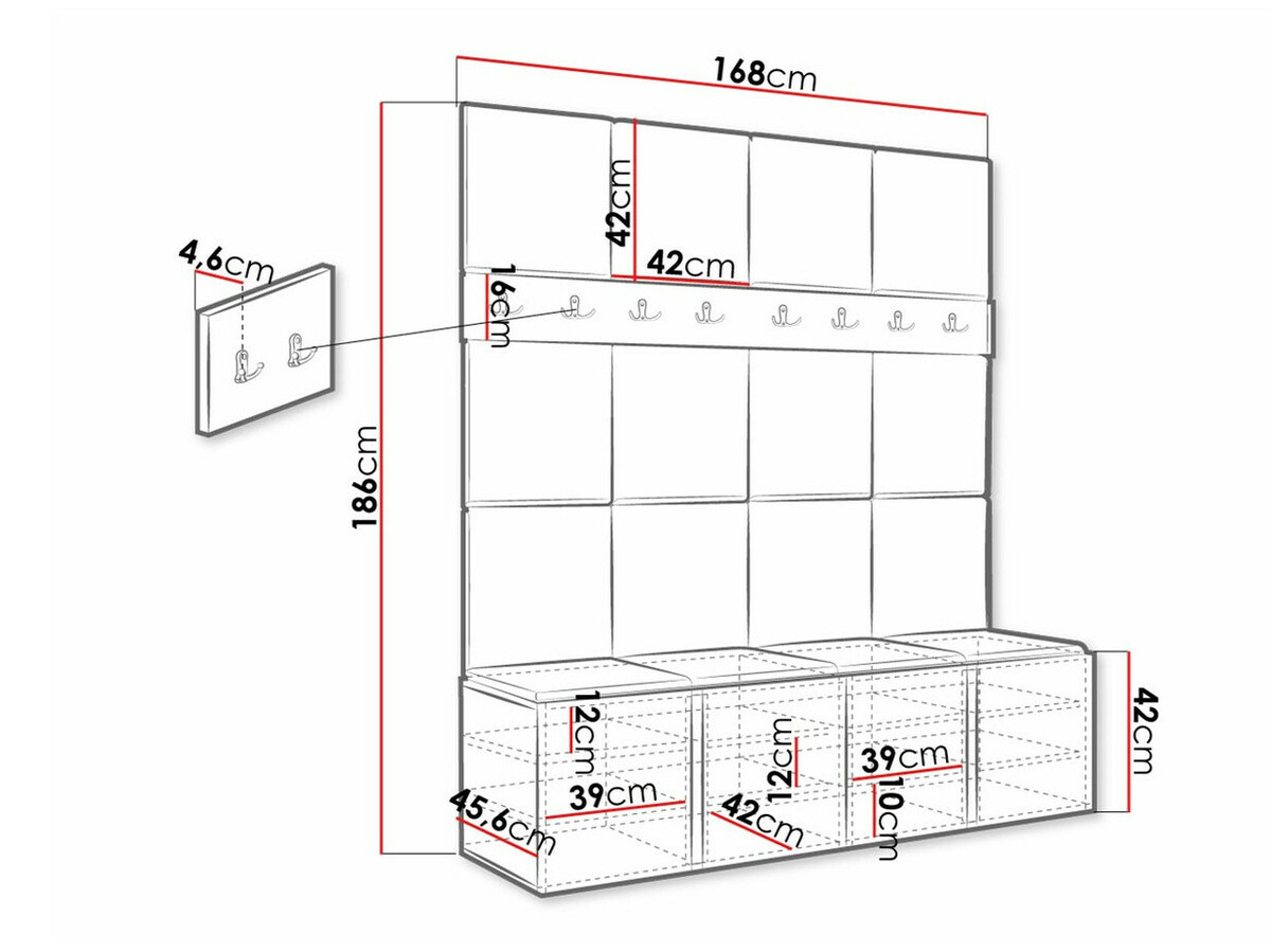 Set za hodnik Hartford 268 (Manila 26)