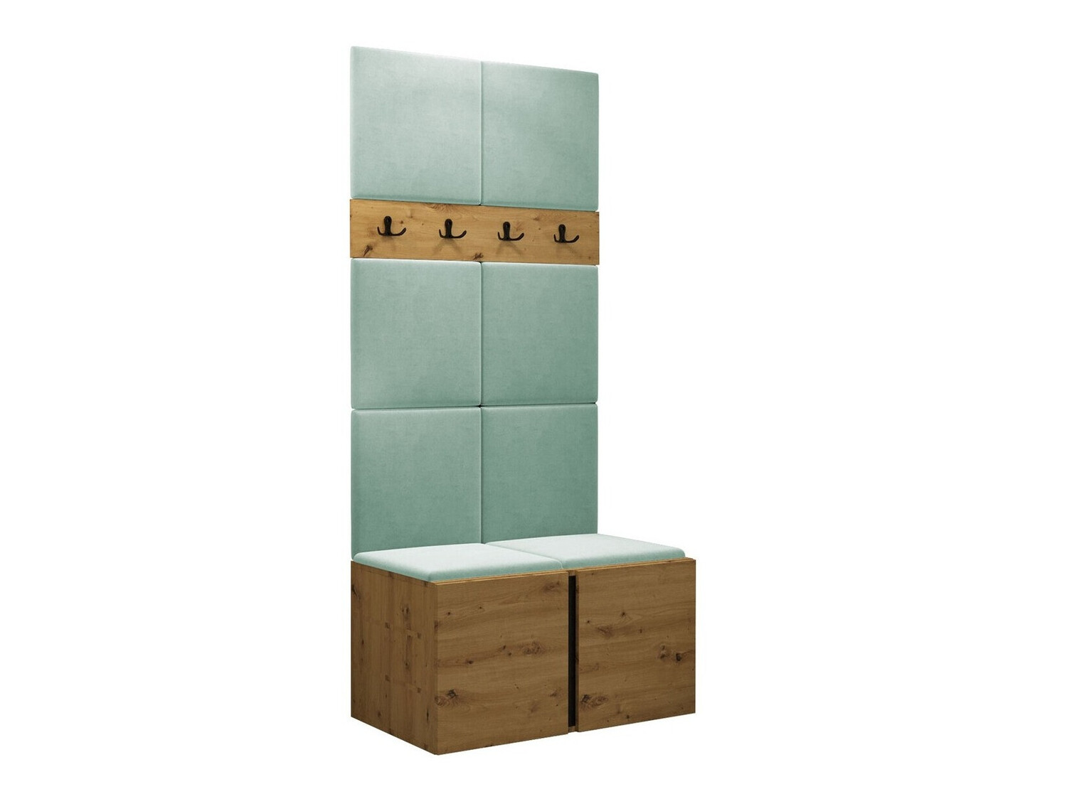 Set za hodnik Hartford 267 (Zanatski hrast)