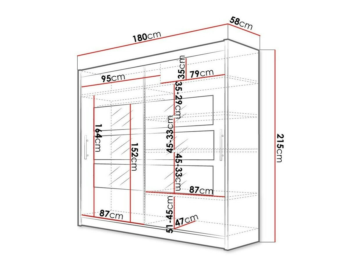 Ormar Closico 101 (Crno)