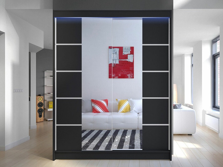 Ormar Closico 146 (Crno)