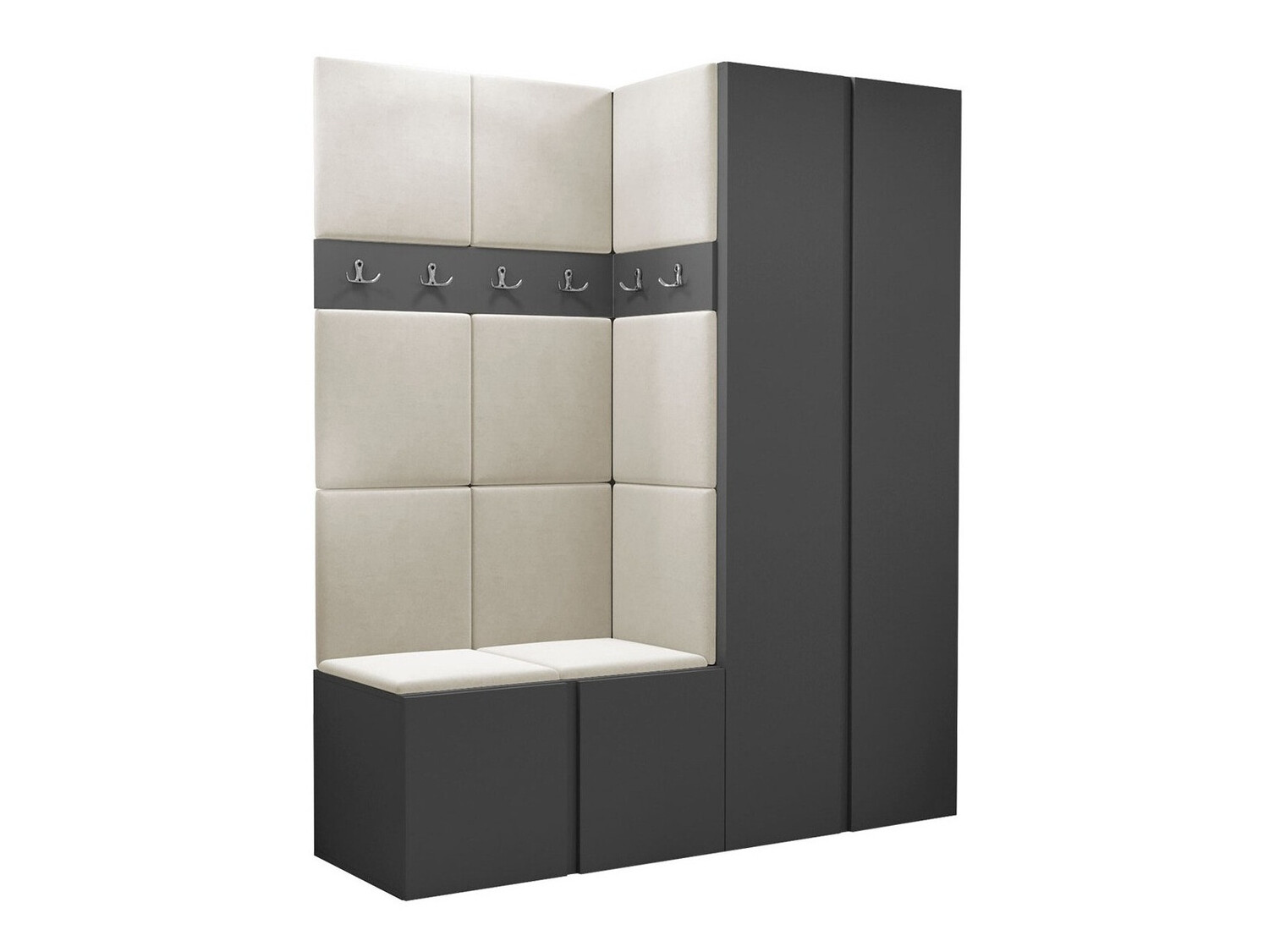 Set za hodnik Hartford 266 (Graphite)