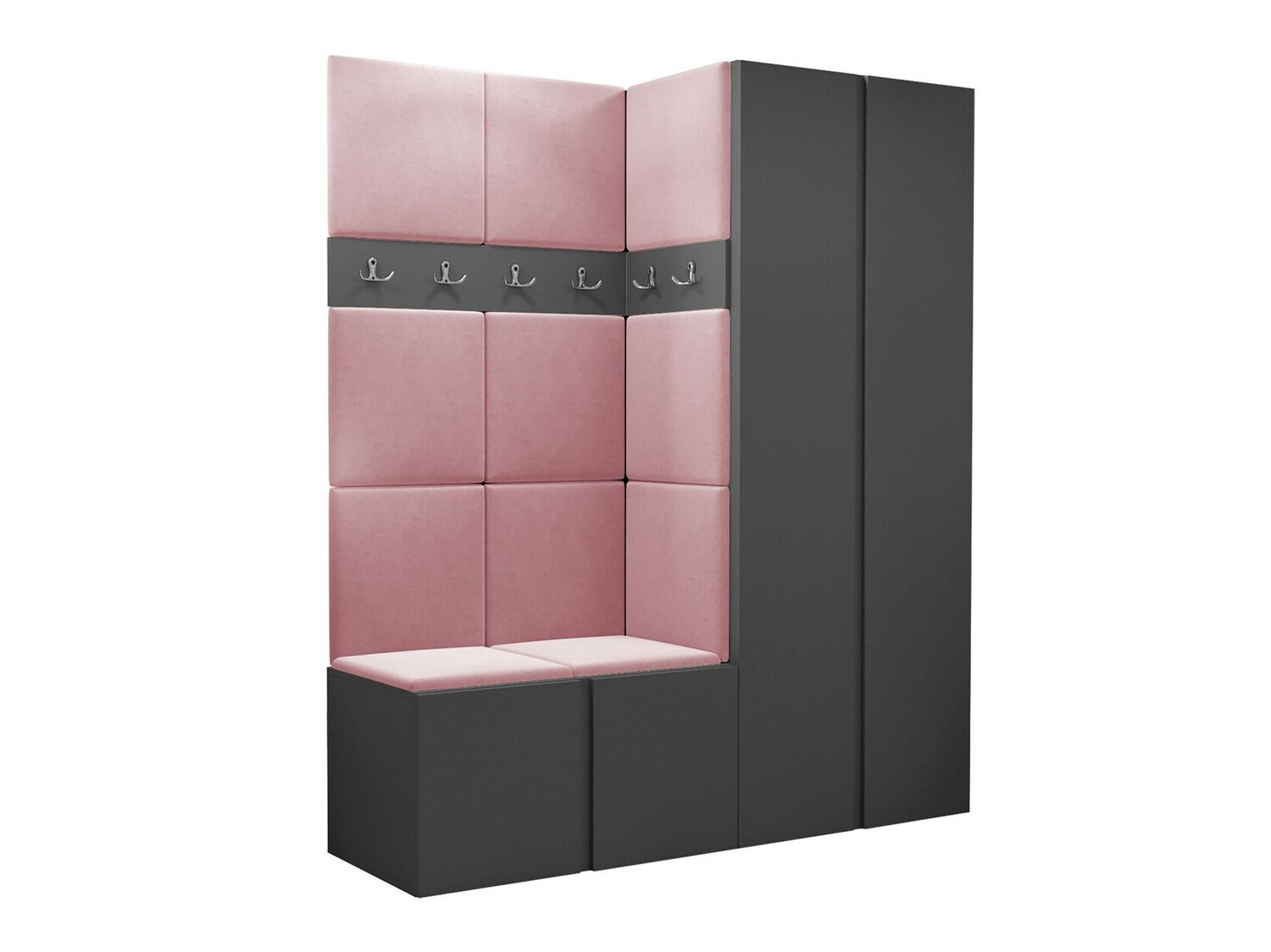 Set za hodnik Hartford 266 (Graphite)