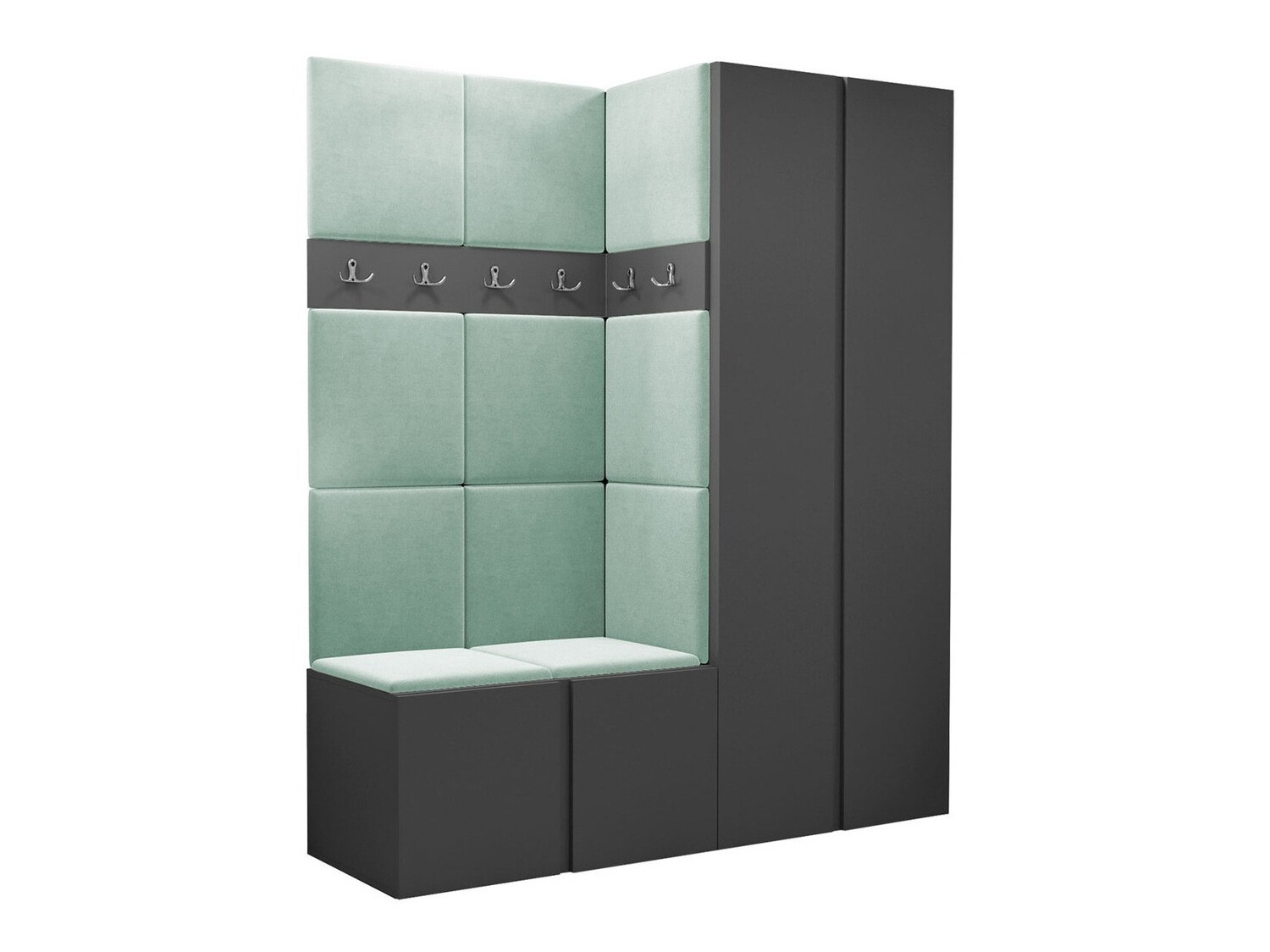 Set za hodnik Hartford 266 (Graphite)