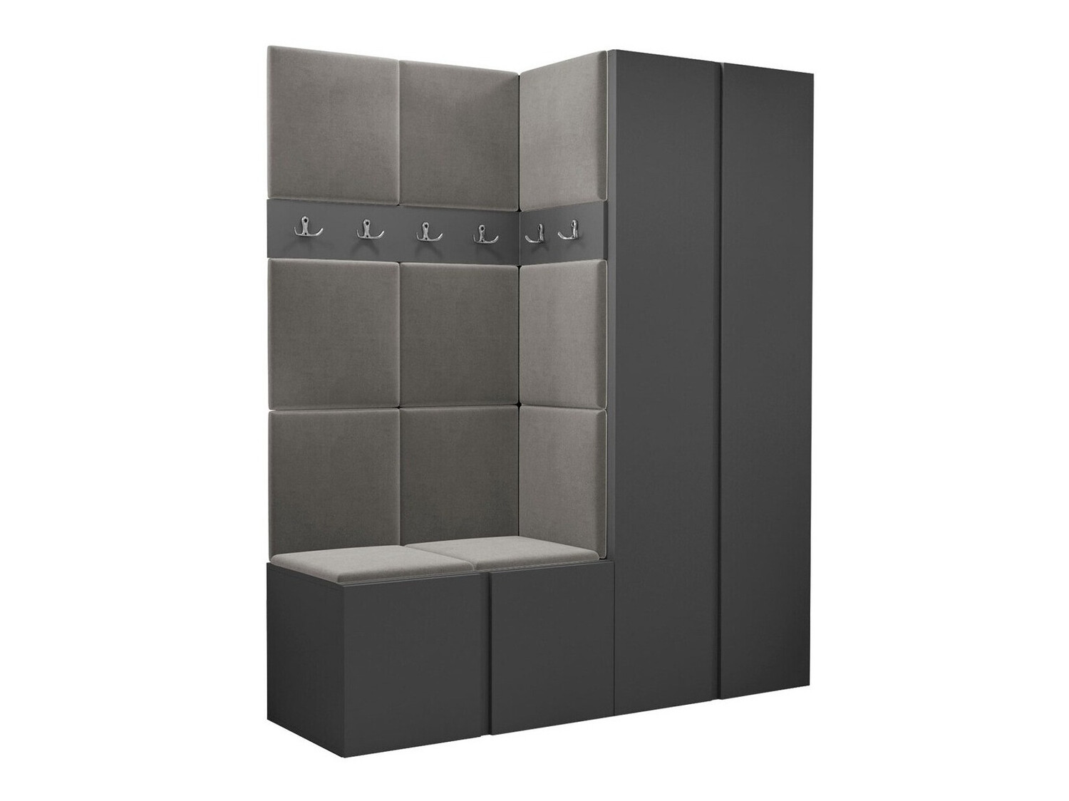 Set za hodnik Hartford 266 (Graphite)