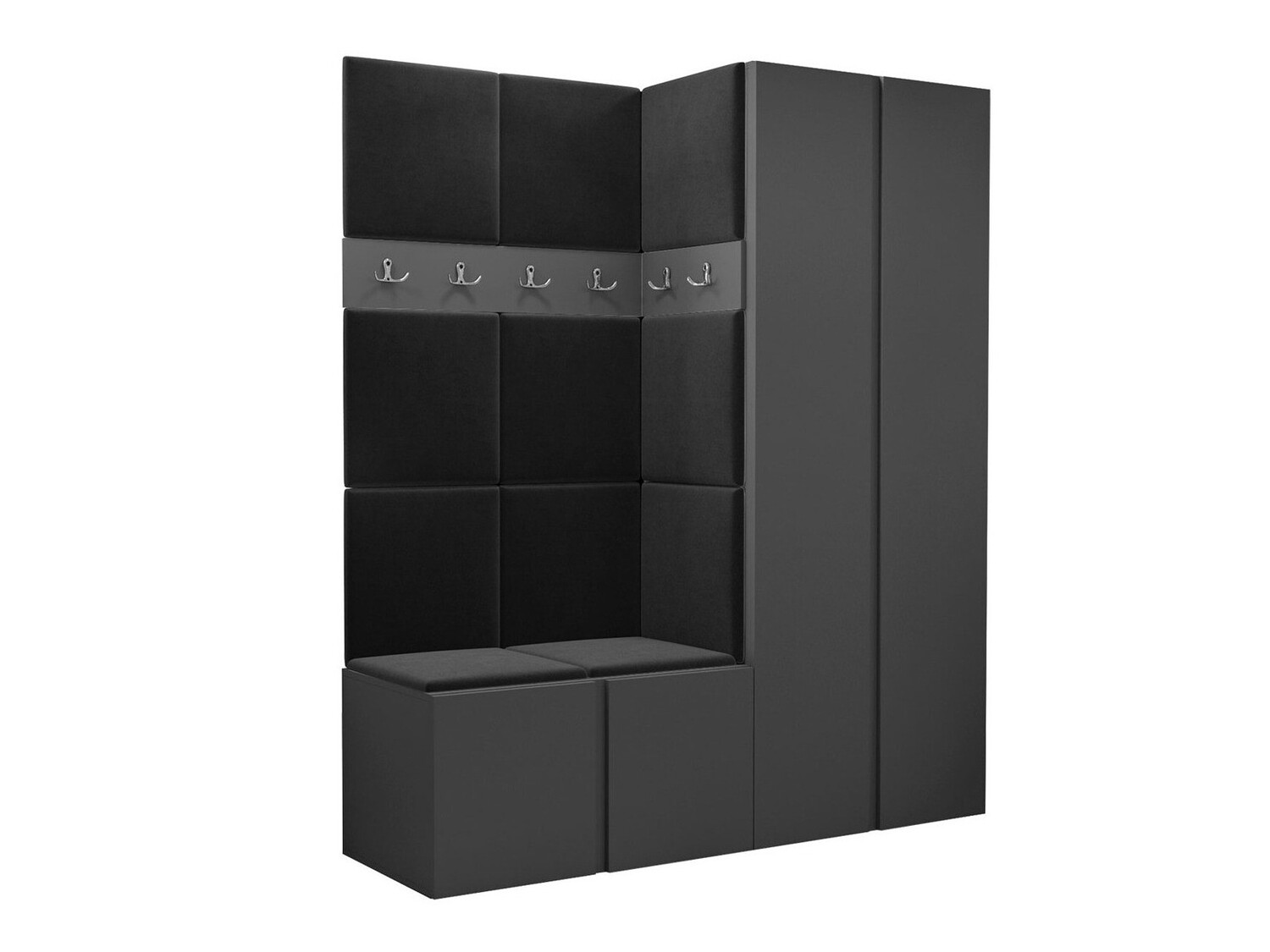 Set za hodnik Hartford 266 (Graphite)