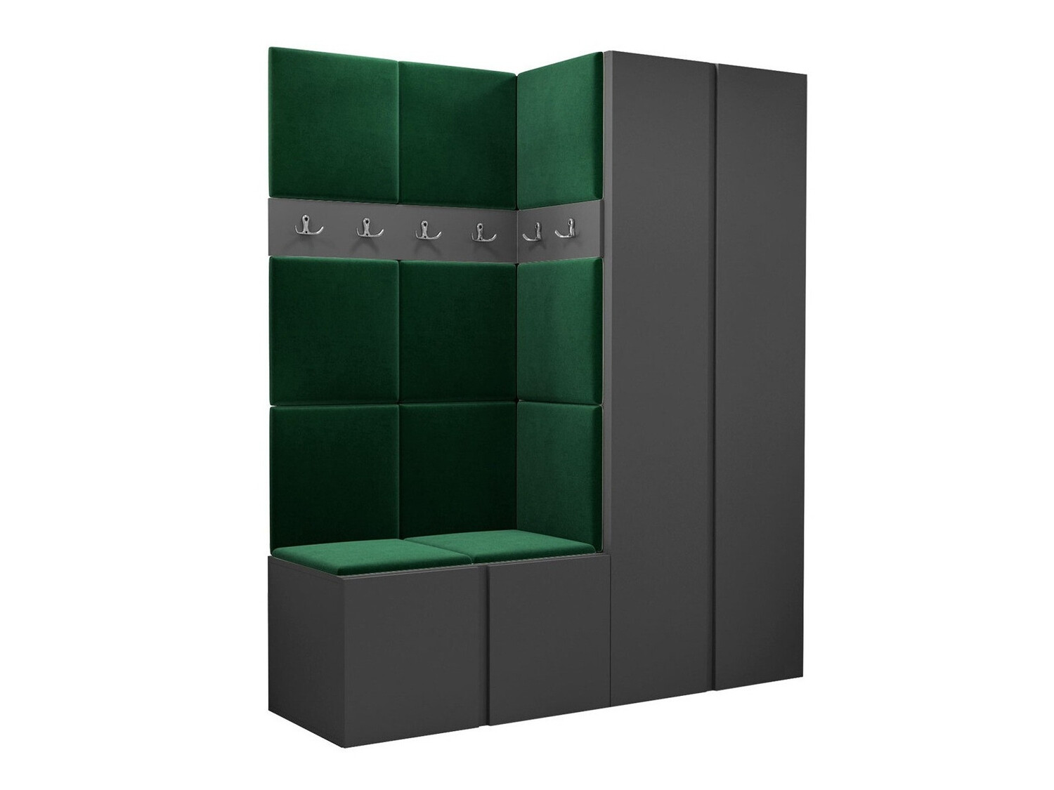 Set za hodnik Hartford 266 (Graphite)