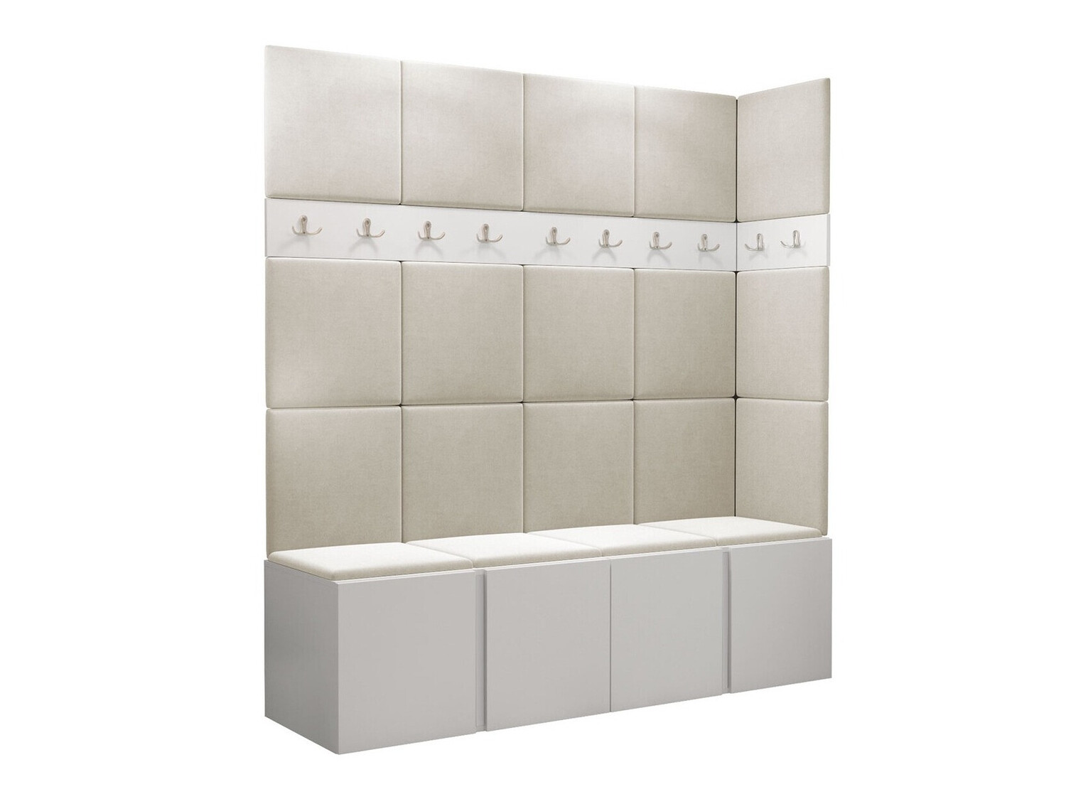 Set za hodnik Hartford 265 (Belo)