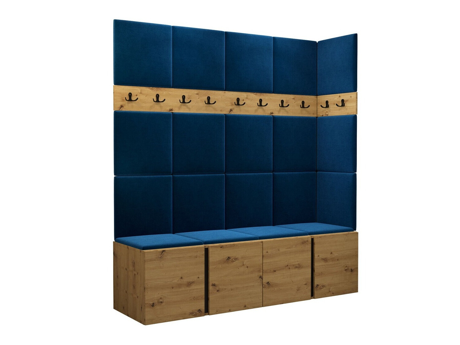 Set za hodnik Hartford 265 (Zanatski hrast)