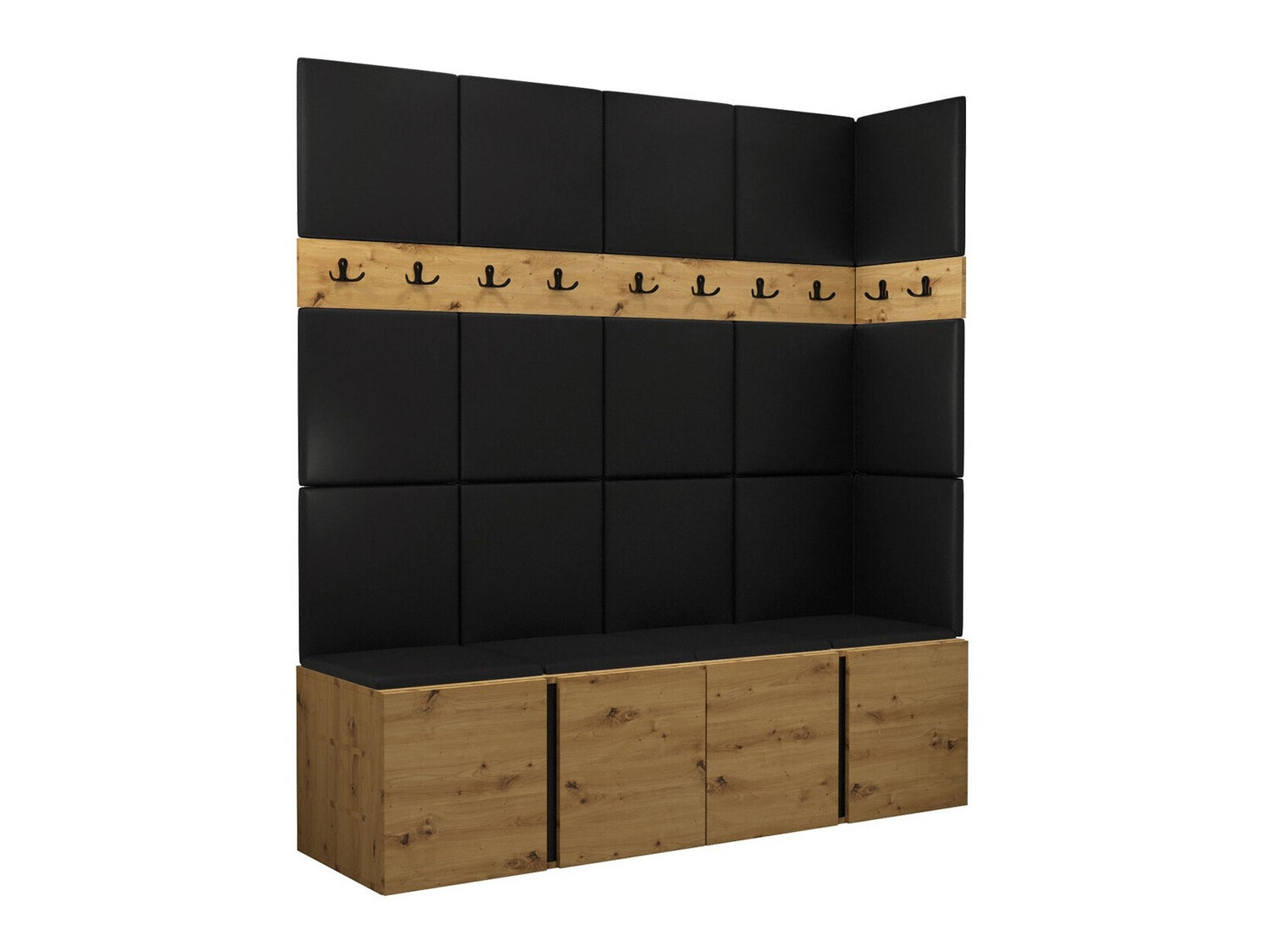 Set za hodnik Hartford 265 (Zanatski hrast)