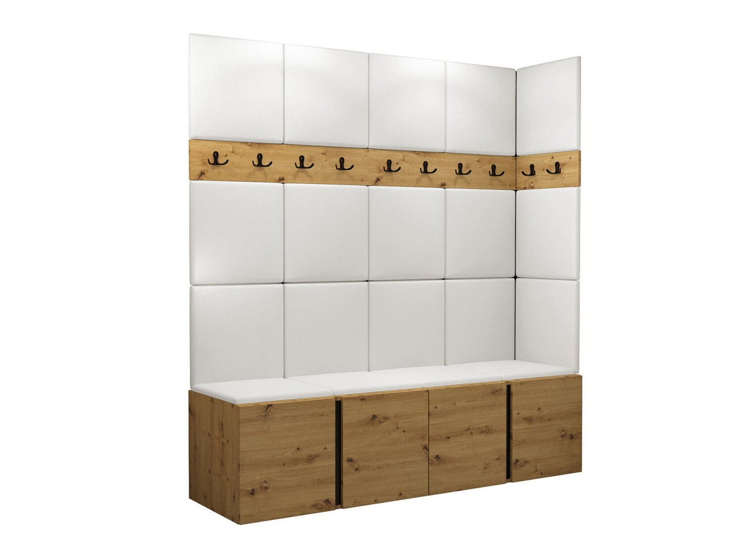 Set za hodnik Hartford 265 (Zanatski hrast)