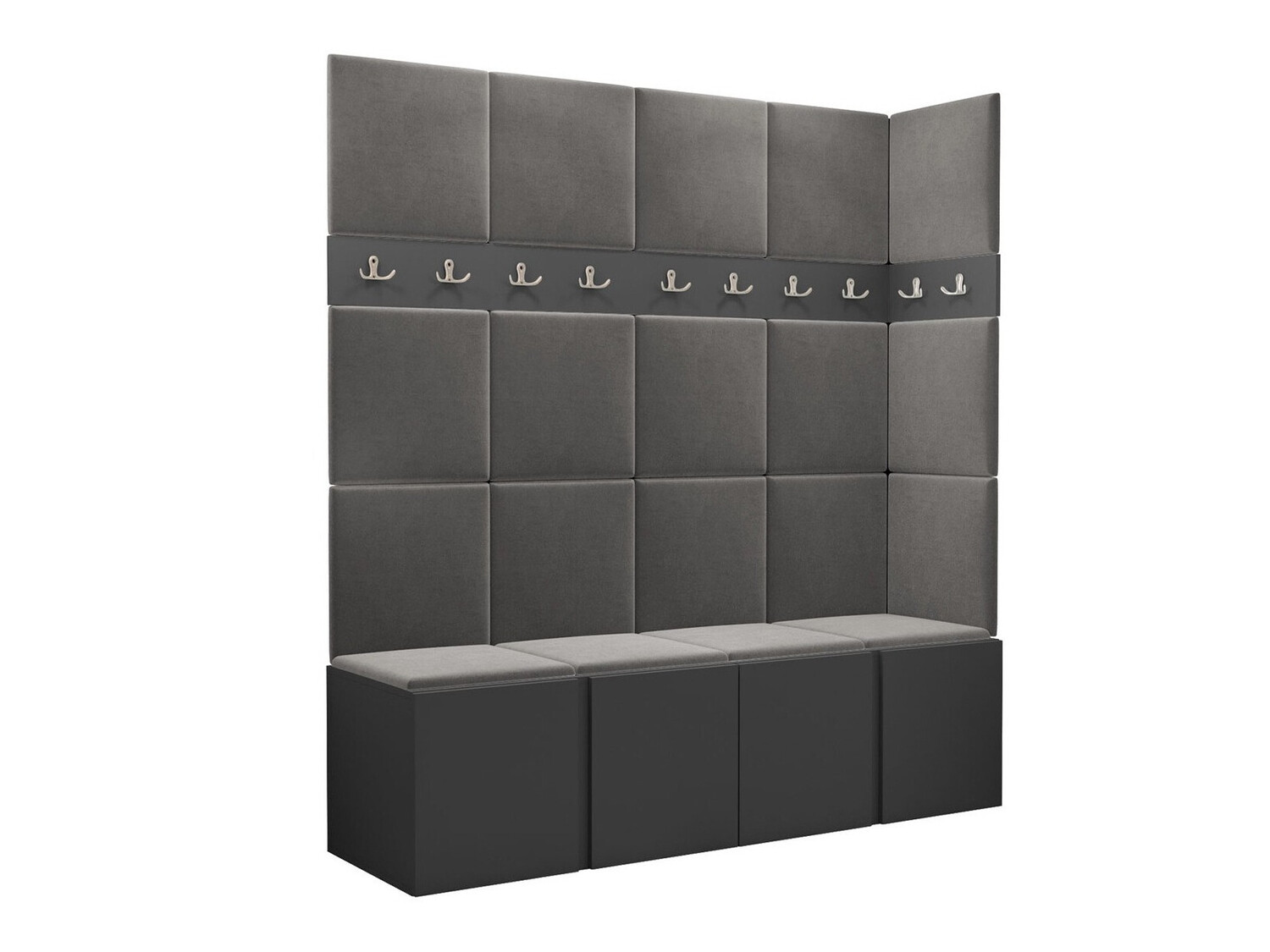 Set za hodnik Pinis II (Grafit)