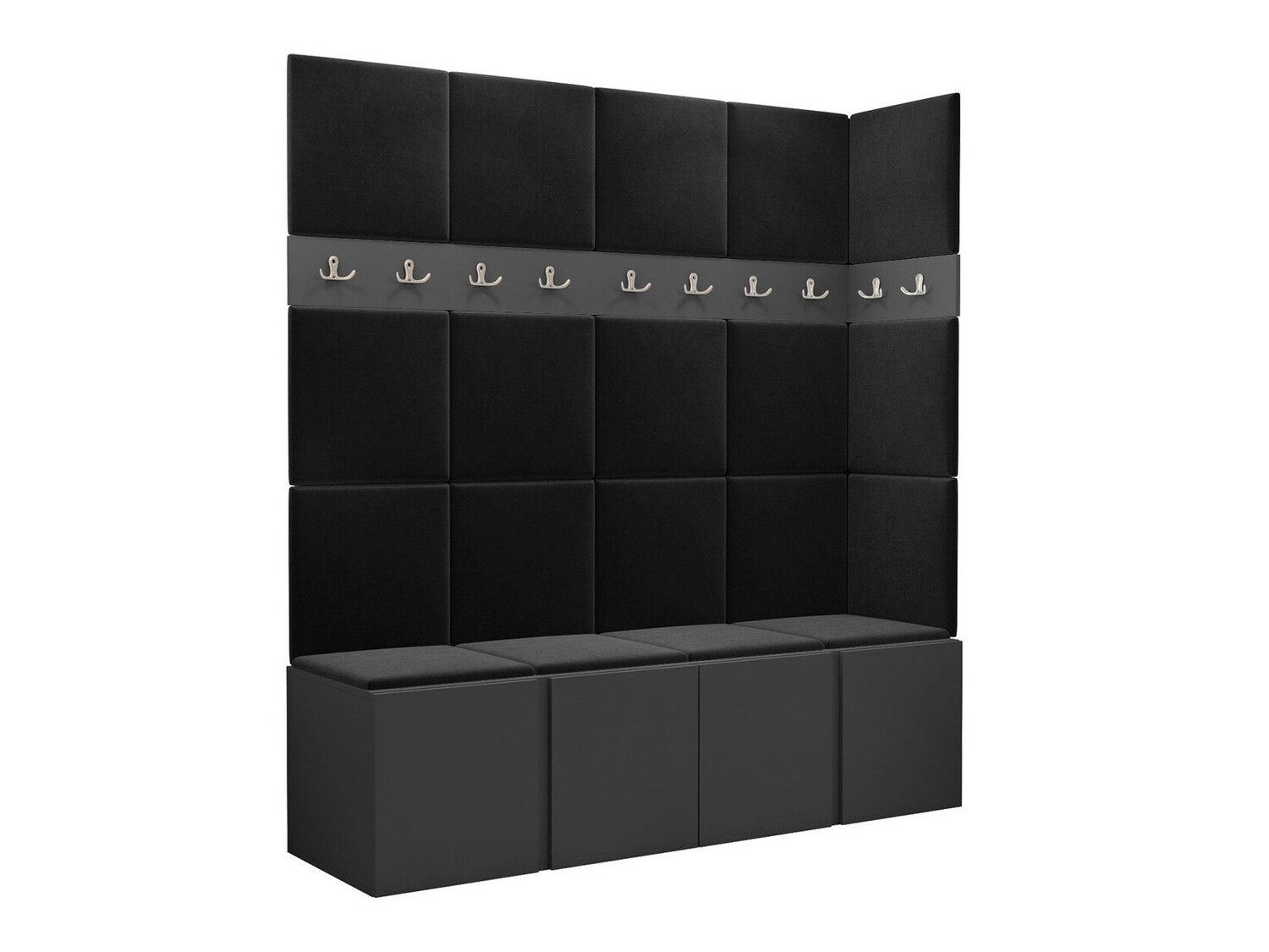 Set za hodnik Pinis II (Grafit)