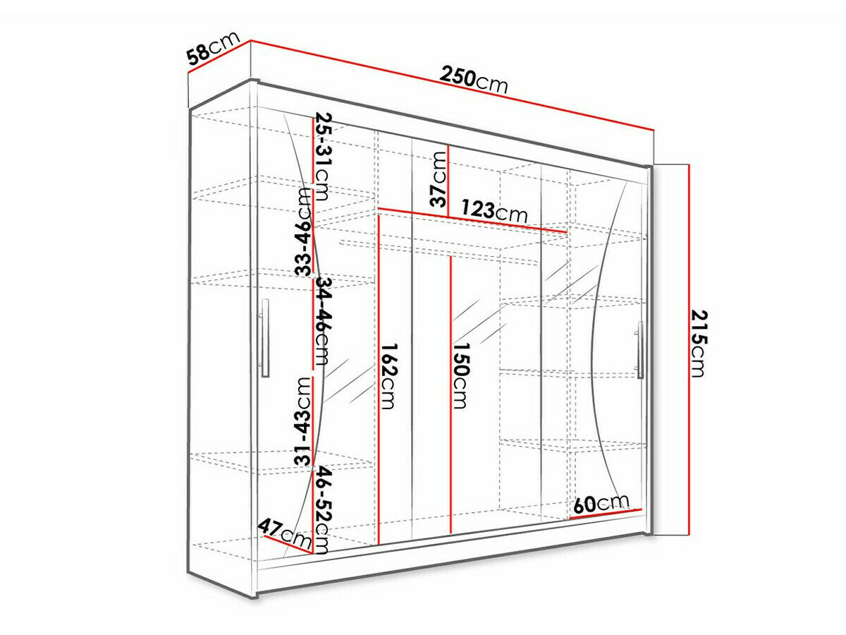 Ormar Closico 120 (Crno)