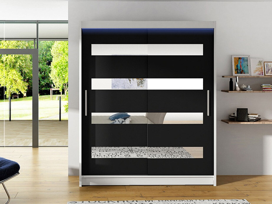 Ormar Closico 136 (Belo + Crno)