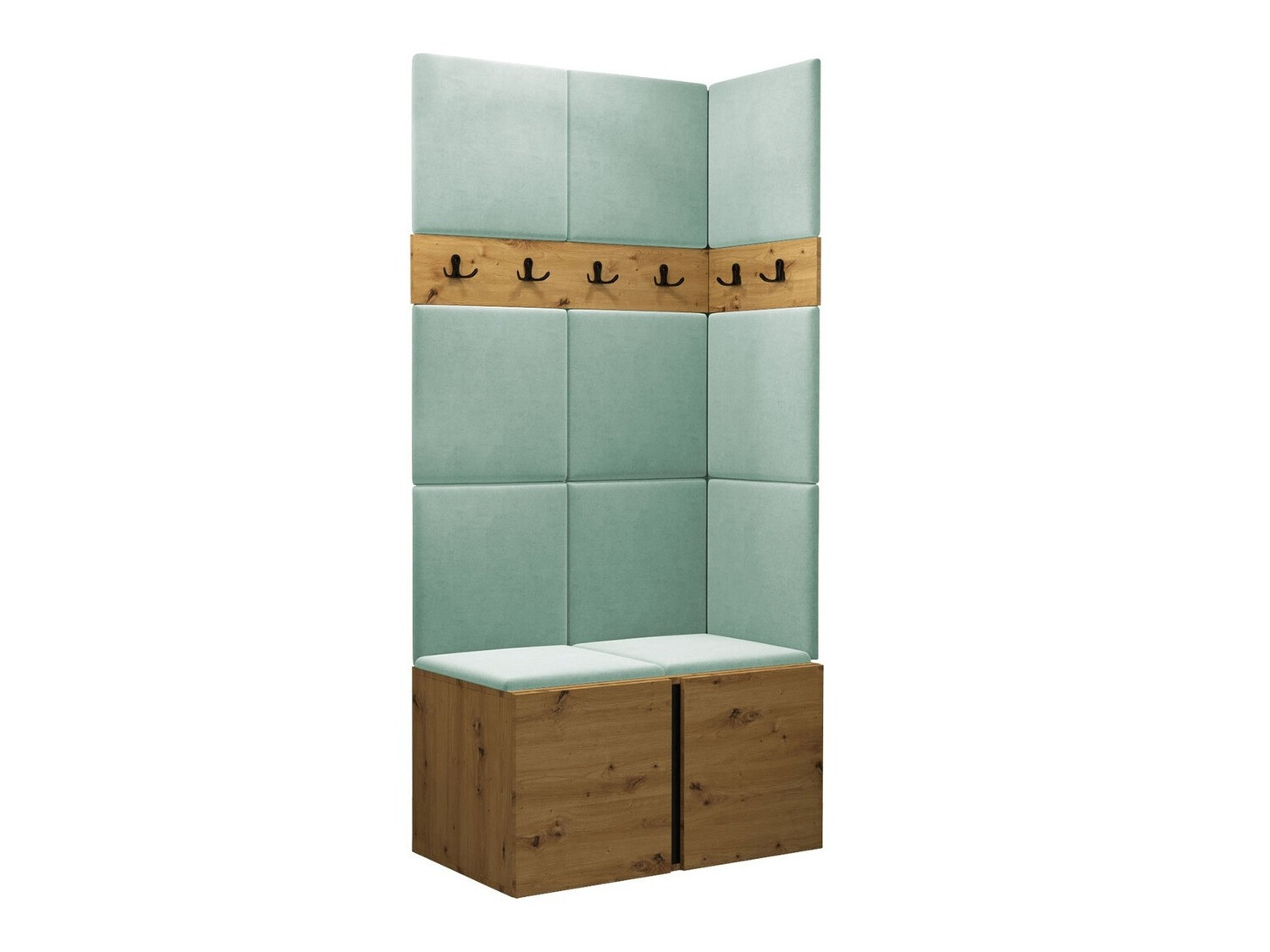 Set za hodnik Hartford 264 (Zanatski hrast)