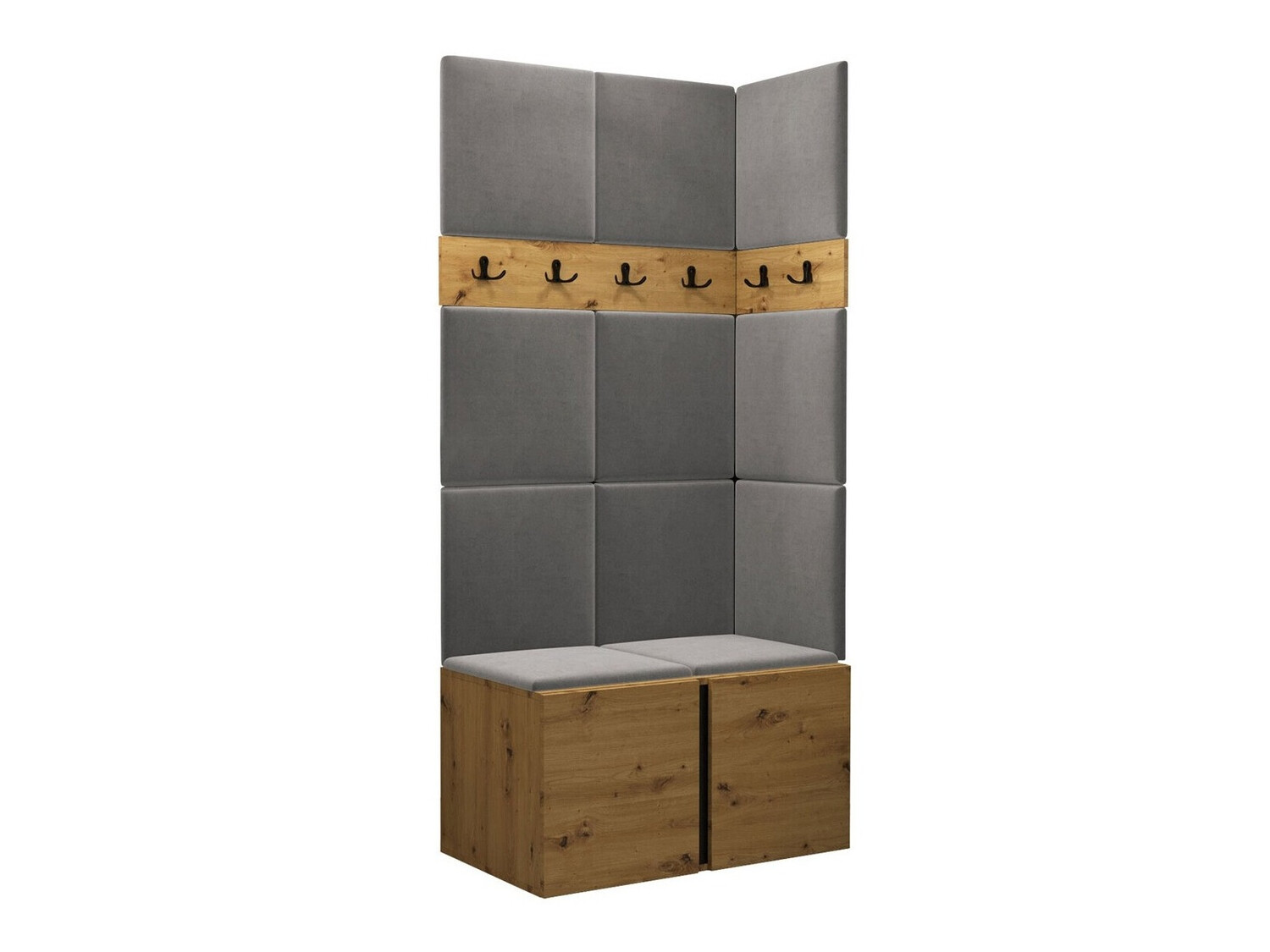 Set za hodnik Hartford 264 (Zanatski hrast)